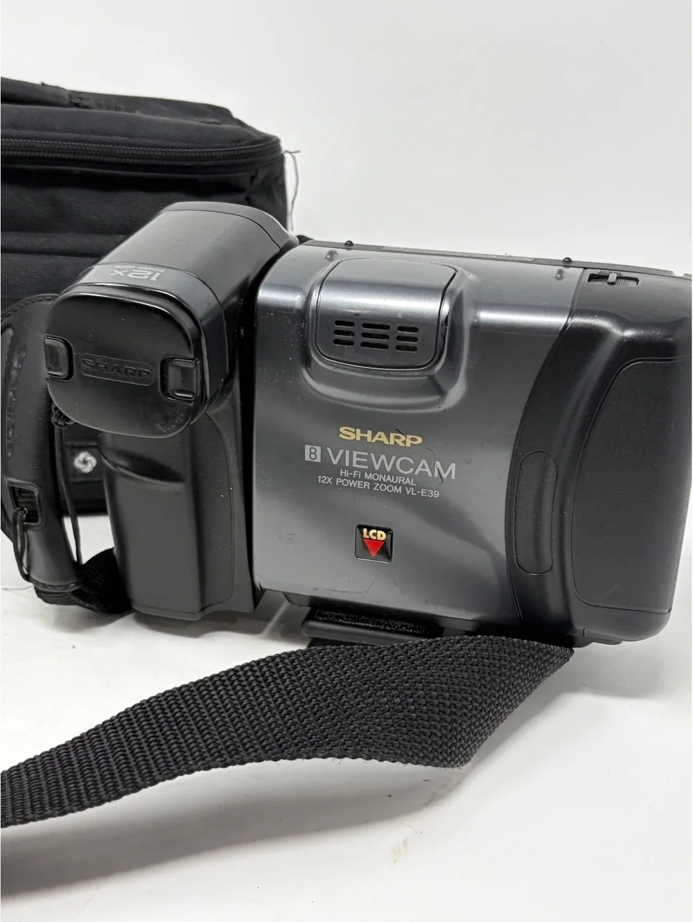 Sharp Viewcam 8mm Video Camera with Carrying Case